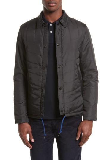 Men's Ps Paul Smith Quilted Packable Jacket - Black