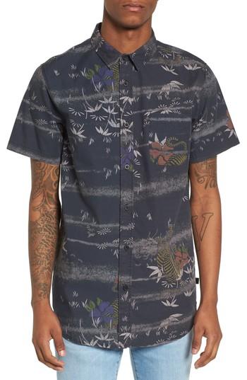 Men's Globe Makatza Woven Shirt - Black