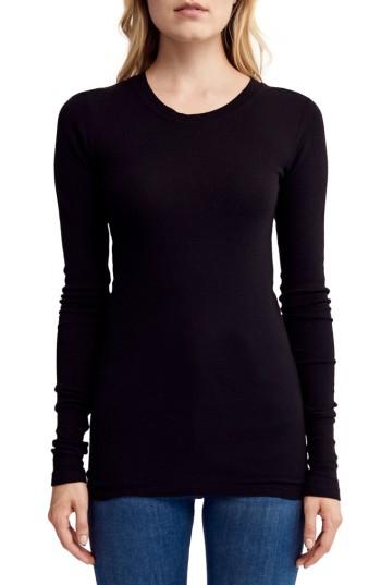 Women's Lamade Thermal Knit Top - Black