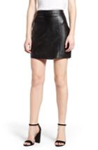 Women's Bishop + Young Faux Leather Miniskirt - Black