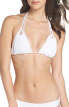 Women's Pilyq Isla Halter Bikini Top - White