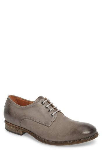 Men's John Varvatos Stanton Plain Toe Derby M - Grey