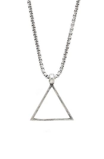 Men's Degs & Sal Triangle Pendant Necklace
