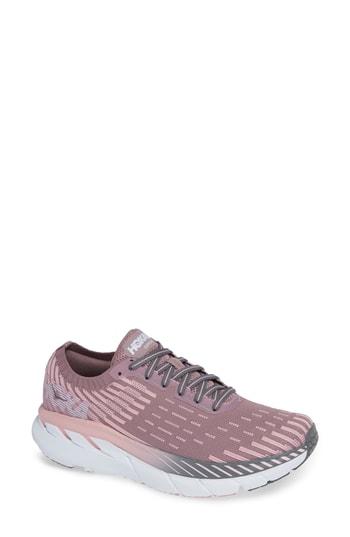 Women's Hoka One One Clifton 5 Knit Running Shoe M - Pink