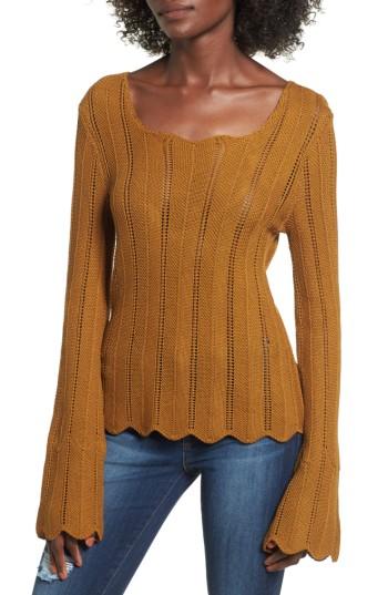 Women's Tularosa Robbie Tie Back Sweater - Yellow