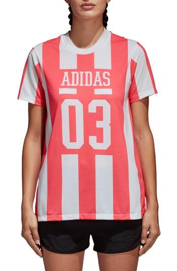 Women's Adidas Originals Aa-42 Tee - Red