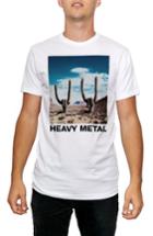 Men's Kid Dangerous Cactus Metal T-shirt, Size - White