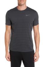 Men's Nike Mesh Running T-shirt - Grey