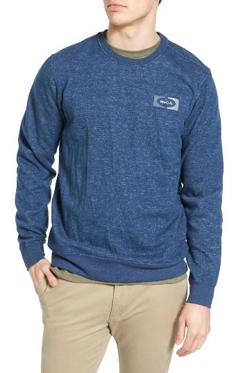 Men's Rvca Petrol Sweatshirt - Blue