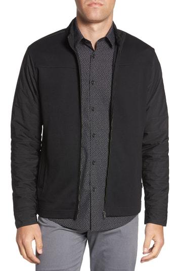 Men's Boss Soule Slim Fit Moto Jacket - Black