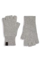 Men's Rag & Bone Ace Cashmere Knit Fingerless Gloves, Size - Grey
