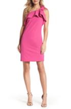 Women's Vince Camuto One Shoulder Bow Sheath Dress - Pink