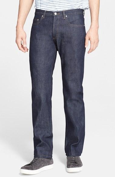 Men's A.p.c. New Standard Slim Straight Leg Selvedge Jeans - Blue