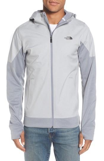 Men's The North Face 'kilowatt' Hooded Jacket - Grey