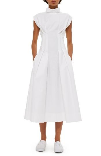 Women's Topshop Boutique Corset Dress Us (fits Like 0) - White
