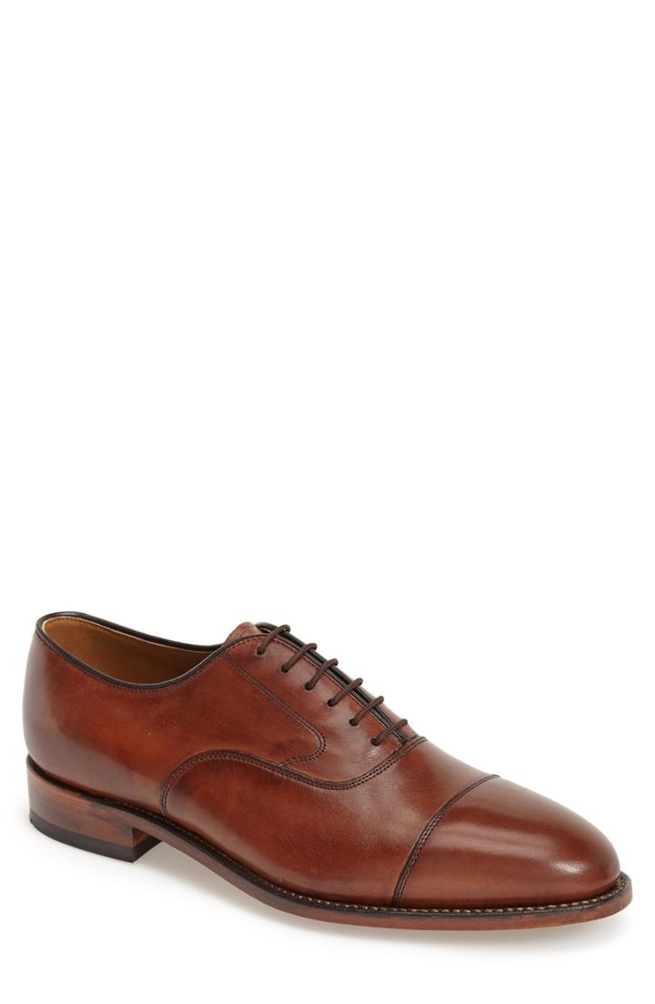 Men's Johnston & Murphy 'melton' Oxford .5 D - Brown