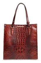 Brahmin Melbourne Maeve Leather Tote - Brown