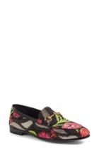 Women's Gucci 'jordaan' Metallic Loafer .5us / 38.5eu - Black