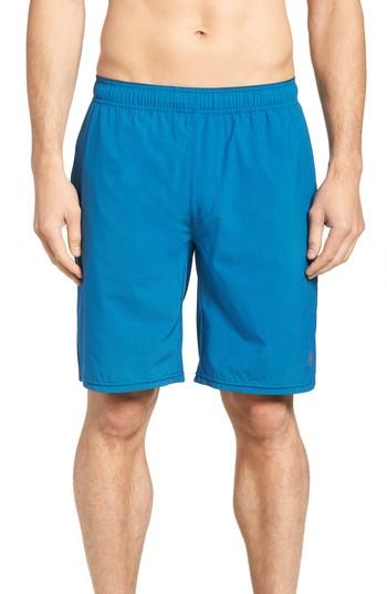 Men's Travis Mathew The Pace Performance Shorts - Blue