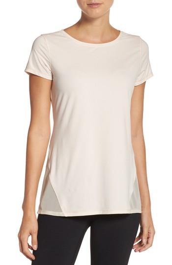 Women's Zella Fiona Mesh Inset Tee - Pink