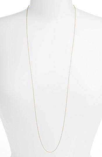 Women's Bony Levy Long Rolo Chain Necklace (nordstrom Exclusive)