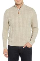 Men's Tommy Bahama Tenorio Cable Knit Zip Sweater