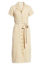 Women's Ten Sixty Sherman Stripe Button Up Shirtdress