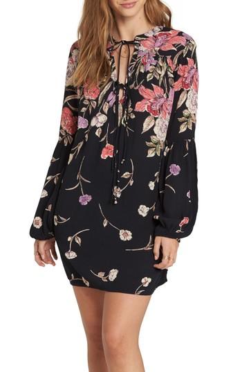 Women's Billabong Pretty Please Smocked Sundress - Black