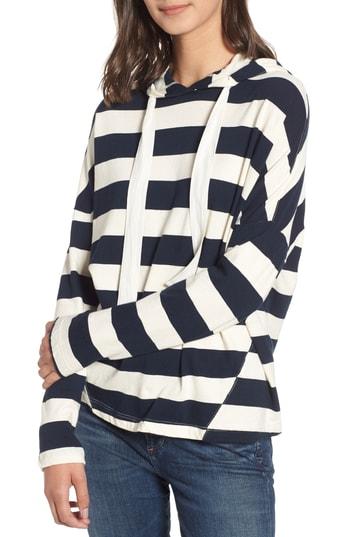 Women's Stateside Stripe Hoodie - Ivory