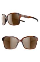 Women's Adidas Aspyr Lst 58mm Sunglasses - Brown Havana/ Contrast Silver