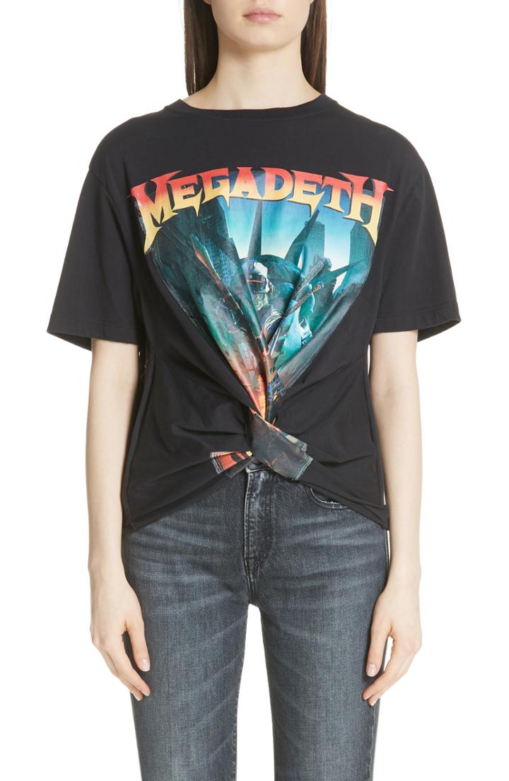 Women's R13 Megadeth Fatalbot Twisted Tee