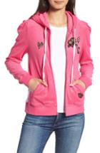 Women's Juicy Couture Venice Beach Microterry Hoodie - Pink
