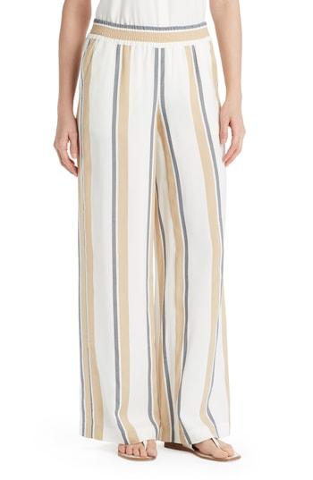 Women's Lafayette 148 New York Hester Stripe Pants - White