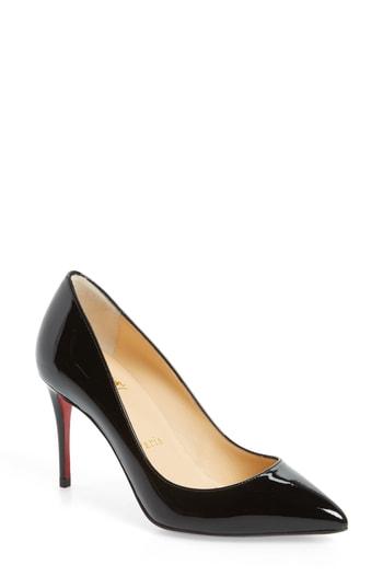 Women's Christian Louboutin Pigalle Follies Pointy Toe Pump .5us / 34.5eu - Black