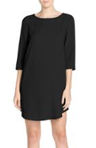Women's Bb Dakota 'jazlyn' Crepe Shift Dress - Black