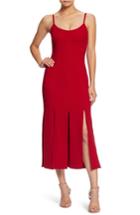 Women's Dress The Population Devon Midi Dress - Red