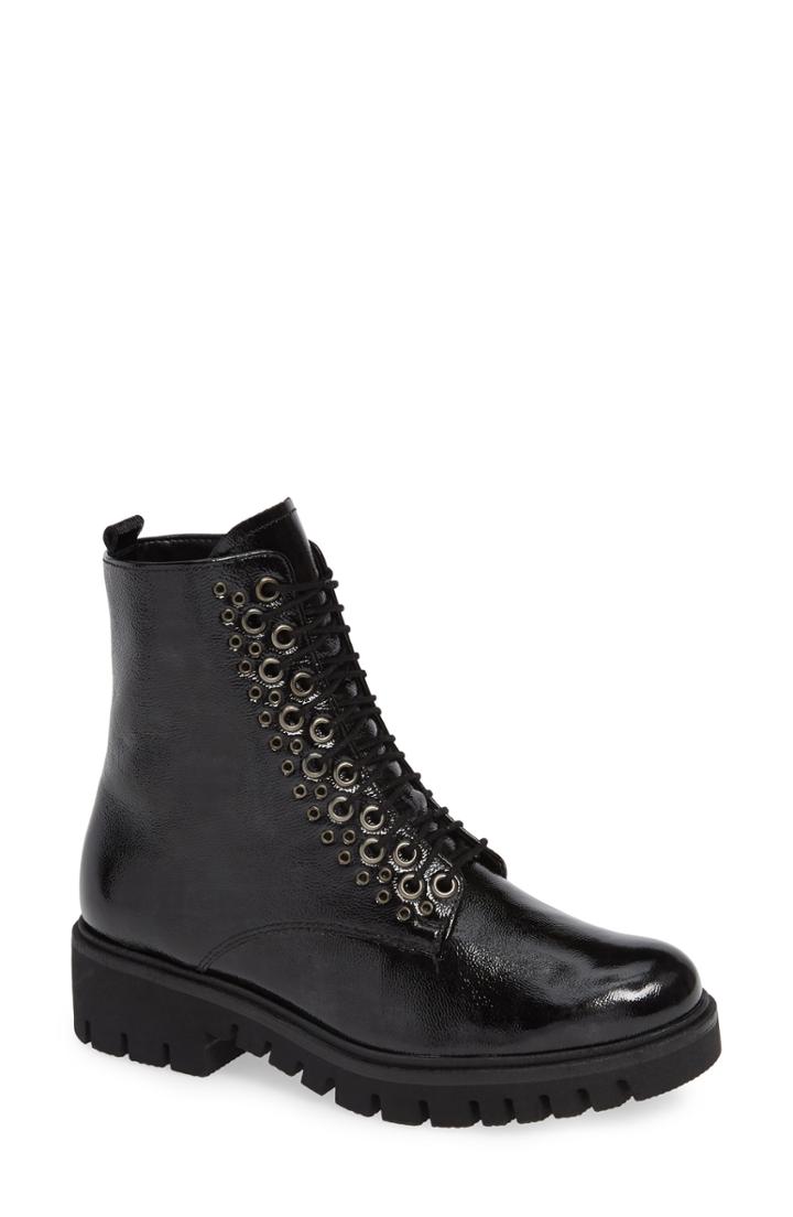 Women's Gabor Combat Boot .5 M - Black