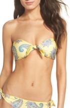 Women's Isabella Rose Little Havana Bandeau Bikini Top - Yellow