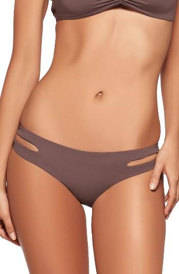 Women's L Space Estella Classic Bikini Bottoms - Grey