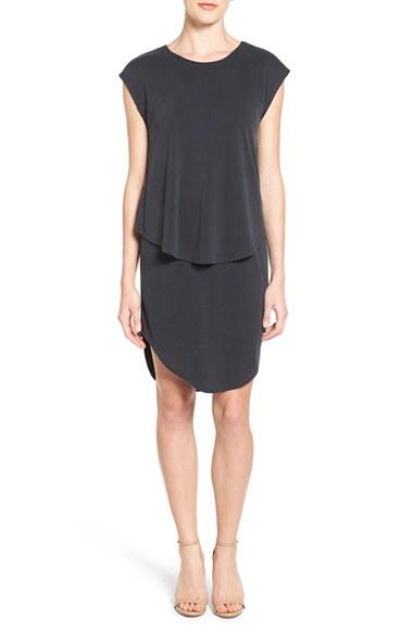 Women's Trouve Crossover Back Cap Sleeve Dress