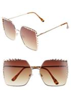 Women's Bp. 60mm Square Sunglasses - Gold/ Brown