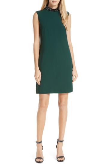 Women's Judith & Charles Verona Jewel Neck Dress - Green