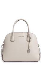 Michael By Michael Kors Large Mercer Leather Dome Satchel -