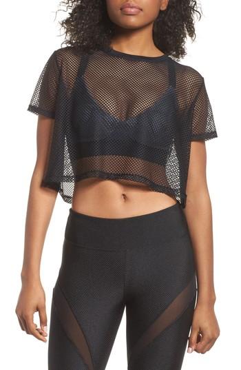Women's Koral Reggae Mesh Top - Black