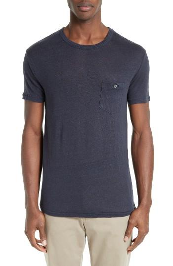 Men's Todd Snyder Crewneck Linen T-shirt