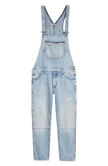 Men's Tommy Jeans Fit Dungarees, Size 36 X 32 - Blue