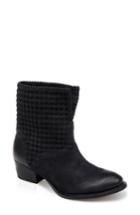 Women's Splendid Culver Woven Shaft Bootie .5 M - Black