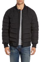 Men's The North Face 'kanatak' Quilted Water Resistant Bomber Jacket - Black