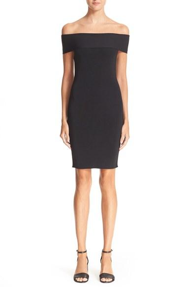 Women's T By Alexander Wang Off The Shoulder Dress