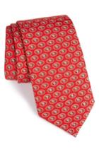 Men's Vineyard Vines San Francisco 49ers Silk Tie, Size - Red